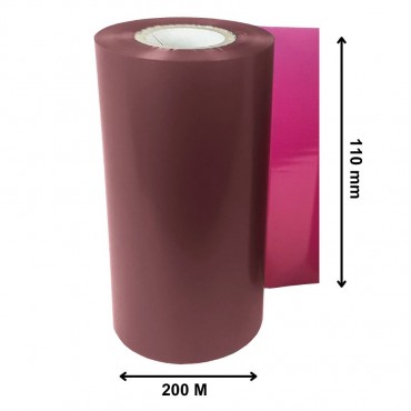 Ruban Transfert Thermique DTM Print Bordeaux 110mmx200m TT28-110