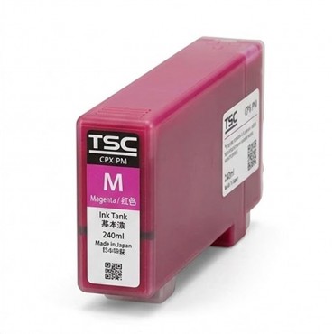 Cartouche Rouge à colorant (Magenta) pour TSC CPX4D 98-0790008-00LF
