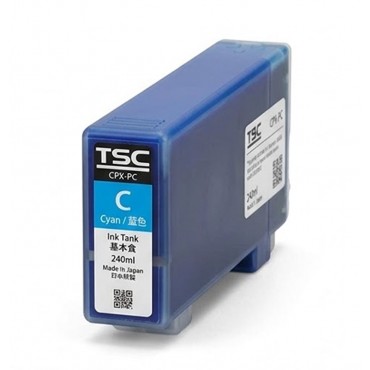 Cartouche Bleu à colorant (Cyan) pour TSC CPX4D 98-0790009-00LF