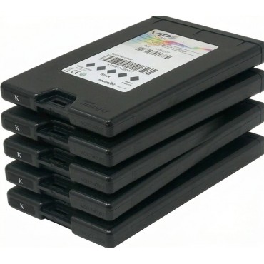Cartouche Noir (Black) VipColor pour VP750 Lot De 5 VP-750-AS05B