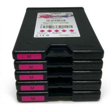 Cartouche Rouge (Magenta) VIPColor pour VP600 Lot De 5 VP-600-AS08B