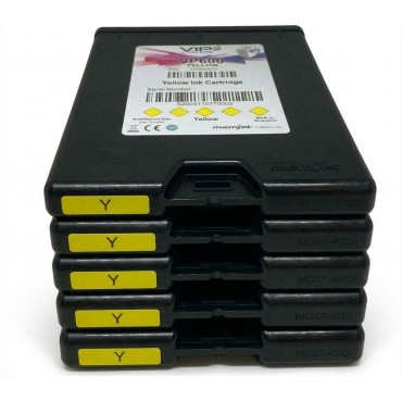 Cartouche Jaune (Yellow) VIPColor pour VP600 Lot De 5 VP-600-AS11B