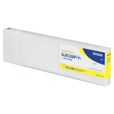 Cartouche EPSON C7500 Jaune / Yellow Réf : C33S020621 Cartouche EPSON C7500 Jaune / Yellow Réf : C33S020621
