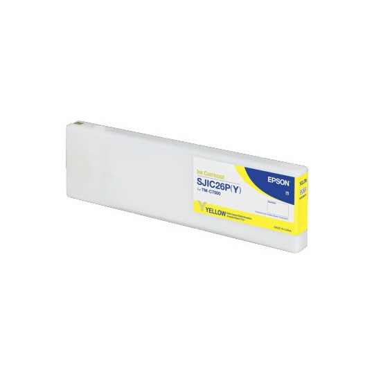 Cartouche EPSON C7500 Jaune / Yellow Réf : C33S020621