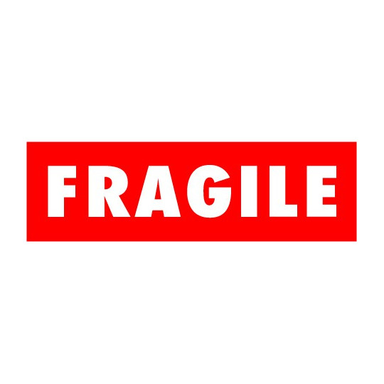 Etiquettes d'expédition en rouleau Fragile