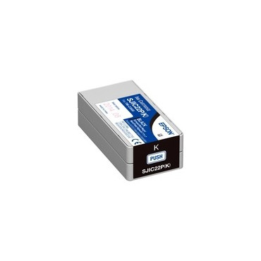 Cartouche jet d'encre Epson SJIC22P(C) Original - Noir - TM-C3500 Réf: C33S020601 Cartouche jet d'encre Epson SJIC22P(C) Original - Noir - TM-C3500 Réf: C33S020601