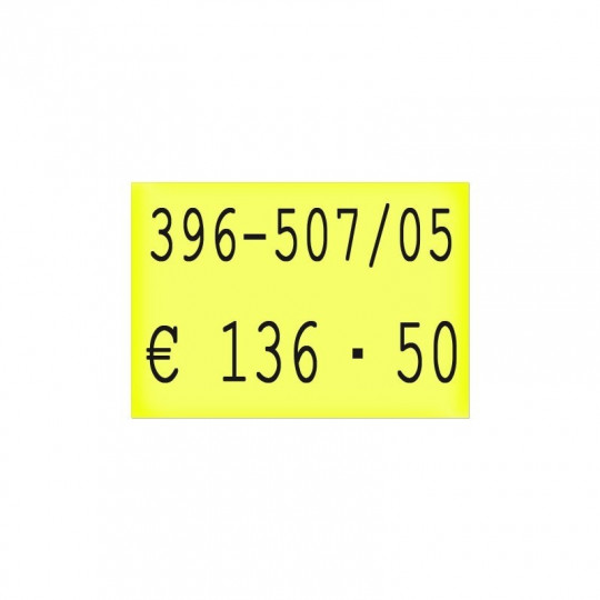 Etiquette pour pince SATO PB DUO 16 - 18x16mm  Réf: EP216F-002