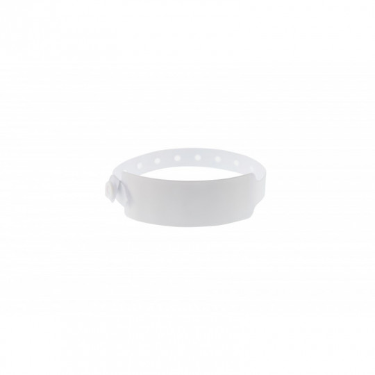 BRACELET EN VINYLE ADULTE HOPITAL AVEC PANNEAU D´ECRITURE BLANC 1474081