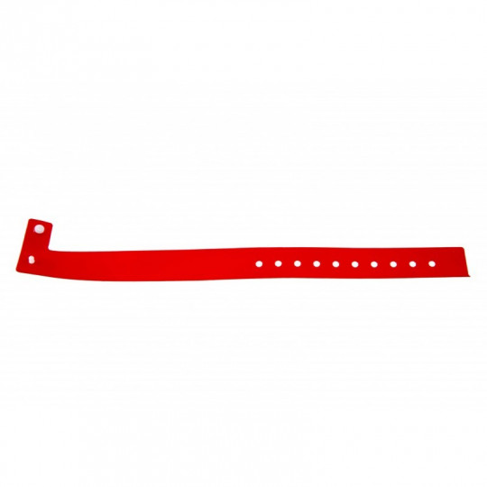 BRACELET VINYLE BRILLANT TYPE-L - Rouge vif Réf : 1474001