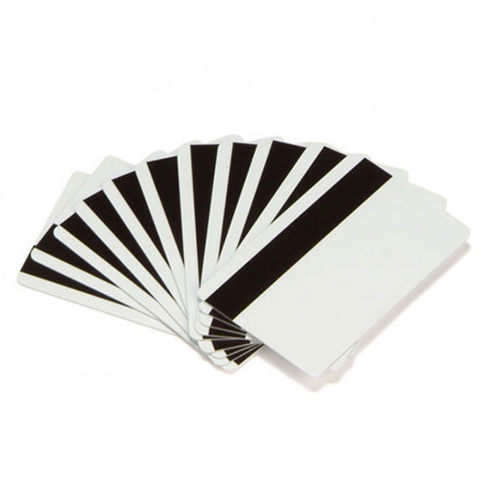 Cartes ZEBRA PVC Blanc Avec Piste Magnétique - Lot De 500 - Réf:104523-112