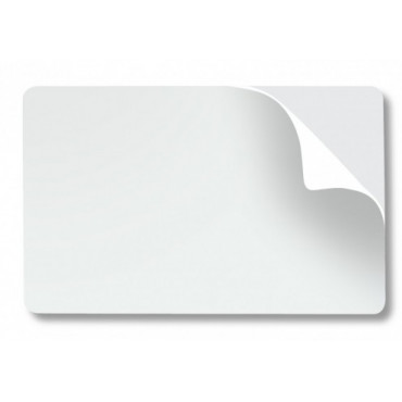 Carte PVC adhésive imprimable pour rénovation de badge