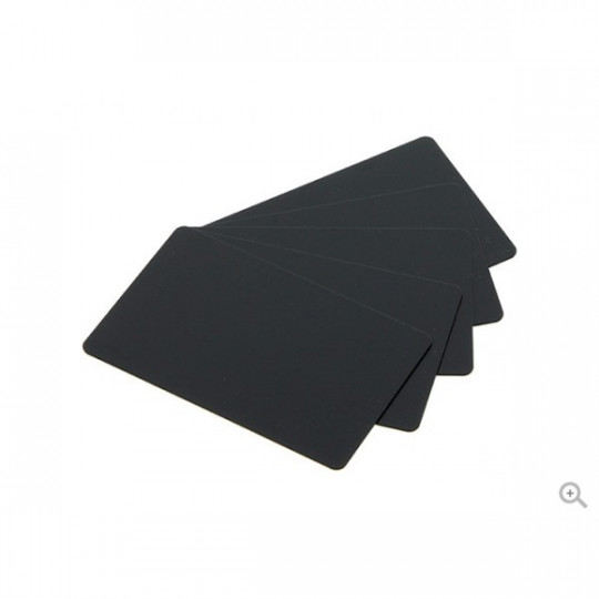 Carte PVC ZEBRA Noir mat Lot de 500 cartes - Réf : 800050-158