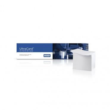 Carte PVC HID/FARGO blanche Format CR80 Lot de 500 Réf : 081754 Carte PVC HID/FARGO blanche Format CR80 Lot de 500 Réf : 081754
