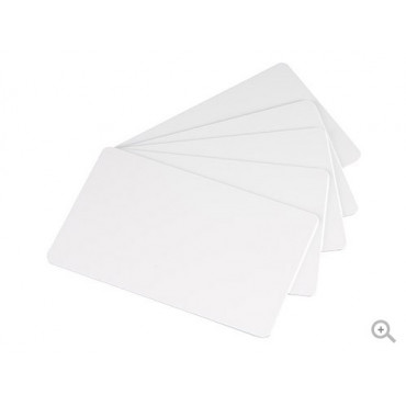 Carte PVC EVOLIS Blanche Format CR80 Lot de 500 - Réf : C4001