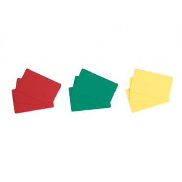 Carte PVC EVOLIS Verte Format CR80 Lot de 100 - Réf : C4401 Carte PVC EVOLIS Verte Format CR80 Lot de 100 - Réf : C4401