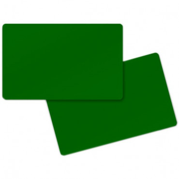 Carte PVC ZEBRA Verte Format CR80 Lot de 500 - Réf : 104523-132 Carte PVC ZEBRA Verte Format CR80 Lot de 500 - Réf : 104523-132