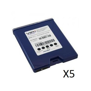 5 Cartouches Vip Color Noir VP700 - Réf: VP-700-AS05A
