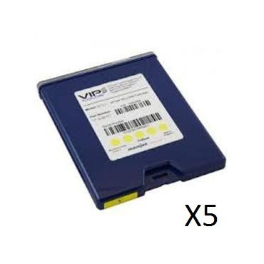 5 Cartouches Vip Color Jaune (Yellow) VP700 - Réf: VP-700-AS11A 5 Cartouches Vip Color Jaune (Yellow) VP700 - Réf: VP-700-AS11A