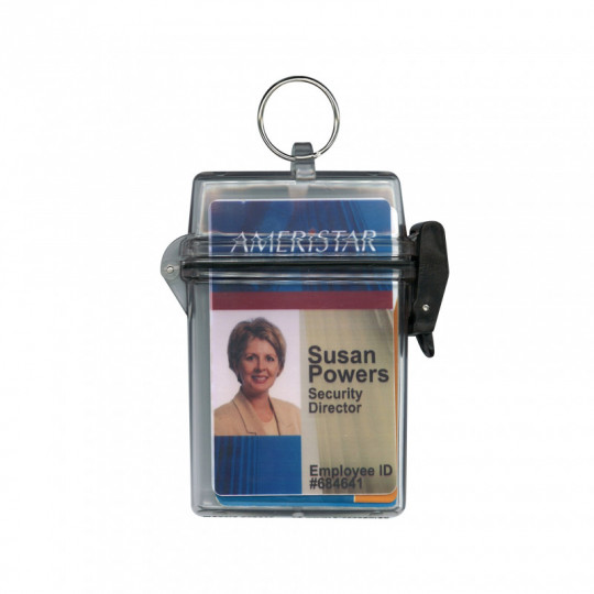 Etui carte PVC pour 1 carte transparent 1451600 - Porte-badge - Althus  Office