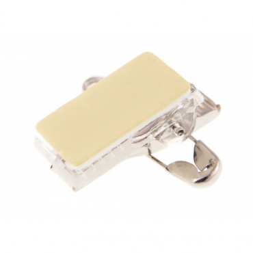 Clip adhésif à pince métal et épingle transparent IDS22M x1000 1440001 Clip adhésif à pince métal et épingle transparent IDS22M x1000 1440001