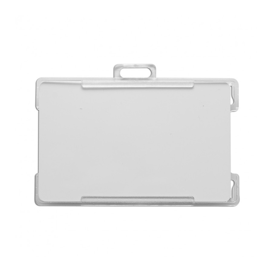 Porte-badge rigide avec pince amovible Translucide 1451420