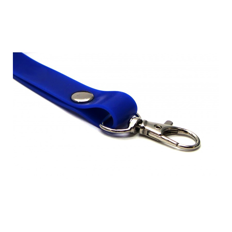 bleu clair, avec clip mousqueton Lanyard, largeur 10 mm