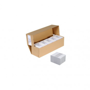 Carte PVC EVOLIS Blanche Format CR80 Lot de 500 - Réf : C4001