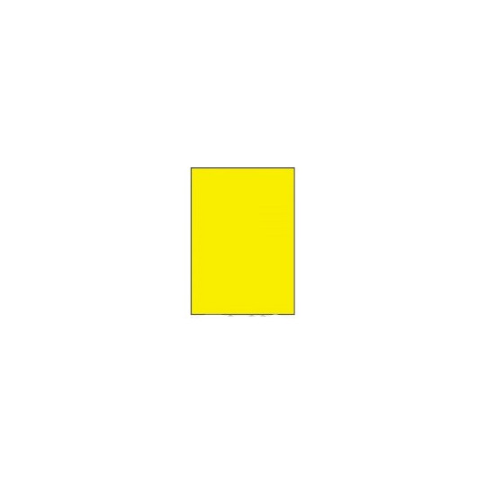 Etiquette en planche A4 jaune 203 x 297 mm - Réf : 0225