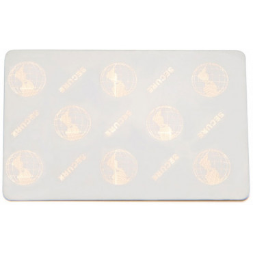 Carte PVC MAGICARD Holopatch vierge 86x54mm - Réf: M9006-796 Carte PVC MAGICARD Holopatch vierge 86x54mm - Réf: M9006-796