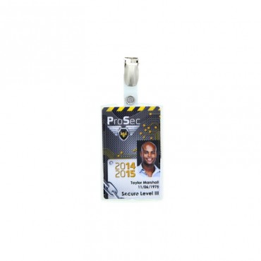 Porte-badge prêt à l'emploi - IDX48 (lot de 100) avec clip métal- vertical-1456601 Porte-badge prêt à l'emploi - IDX48 (lot de 100) avec clip métal- vertical-1456601