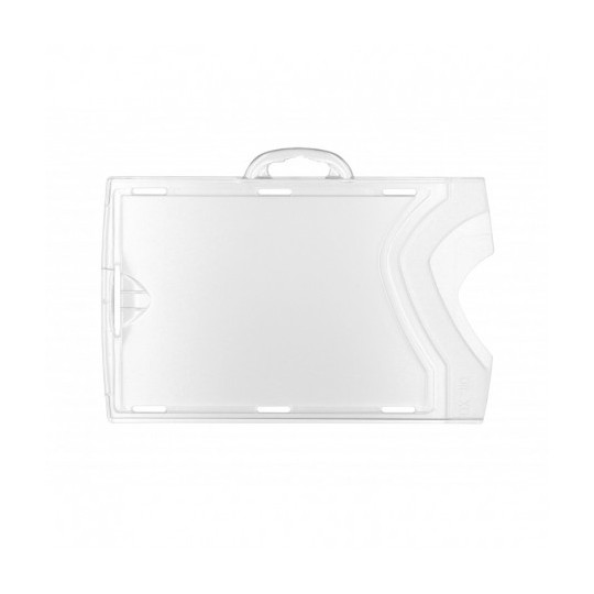 Porte-badge rigide transparent IDX 110 - horizontal (lot de 100)-1454251