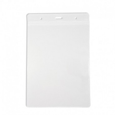 Porte badge A6 transparent souple en PVC recyclé 1453215 Porte badge A6 transparent souple en PVC recyclé 1453215