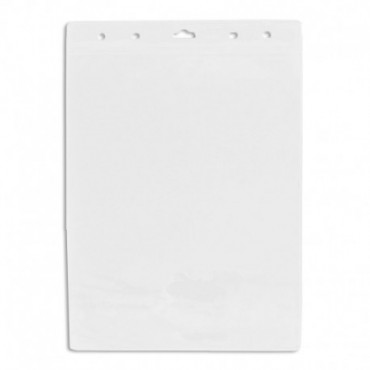 Porte-badge A5 transparent souple en vinyle 1453220