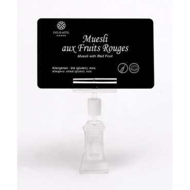 Pince à étiquette alimentaire - lot de 25 - 1437056 Pince à étiquette alimentaire - lot de 25 - 1437056