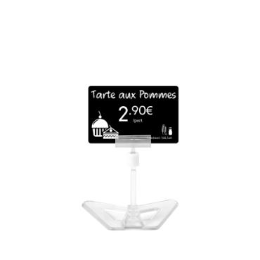 Support cristal pour étiquettes de prix - lot de 25 - 1437053 Support cristal pour étiquettes de prix - lot de 25 - 1437053