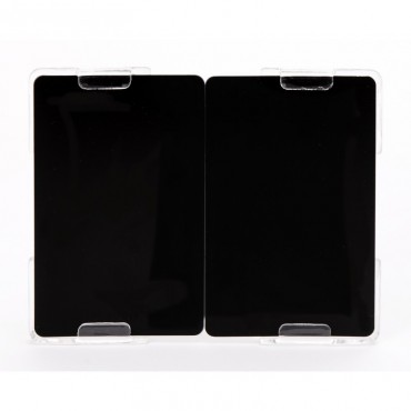 Porte-étiquette alimentaire double carte - lot de 5 - 1437050 Porte-étiquette alimentaire double carte - lot de 5 - 1437050