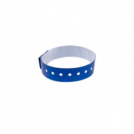 BRACELET BLEU ROI ASPECT METALLISE x100 VINYLE TYPE-L-Réf :1474024