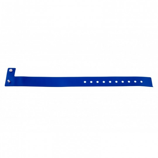 BRACELET BLEU ROI ASPECT METALLISE x100 VINYLE TYPE-L-Réf :1474024