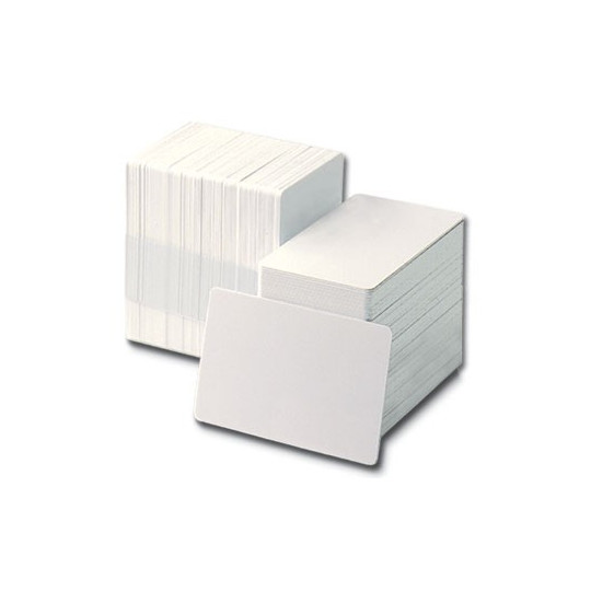 Cartes PVC 0,76mm format CR80 (Lot de 500) - Consommables cartes