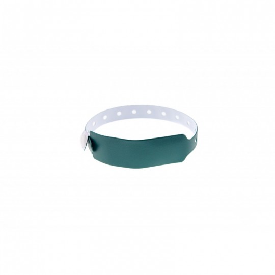 BRACELETS VINYLE VERT ASPECT METALLISE TAILLE XL 1474053