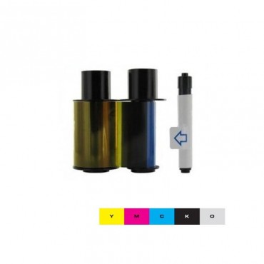 Ruban d'Impression HID FARGO éco couleur 1/2 avec ruban YMCKO 350 faces 045029 Ruban d'Impression HID FARGO éco couleur 1/2 avec ruban YMCKO 350 faces 045029