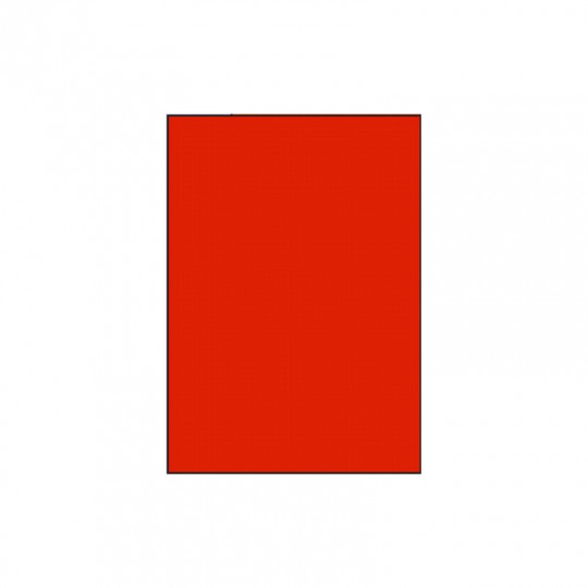 Etiquette en planche A4 rouge 210 x 297 mm - Réf : 2633