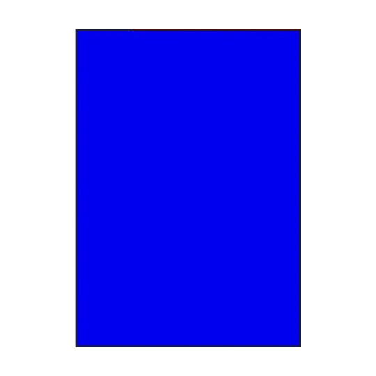 Etiquette en planche A4 Bleu 210 x 297 mm - Réf : 2635