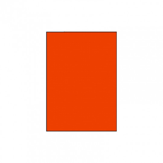 Etiquette en planche A4 Orange 210 x 297 - Réf: 4030