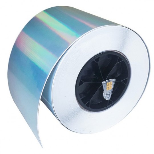 Étiquette en bobine PRIMERA Jet D'Encre Polypro Silver Hologram CC36PSHGG122TIS 122mm X 47M