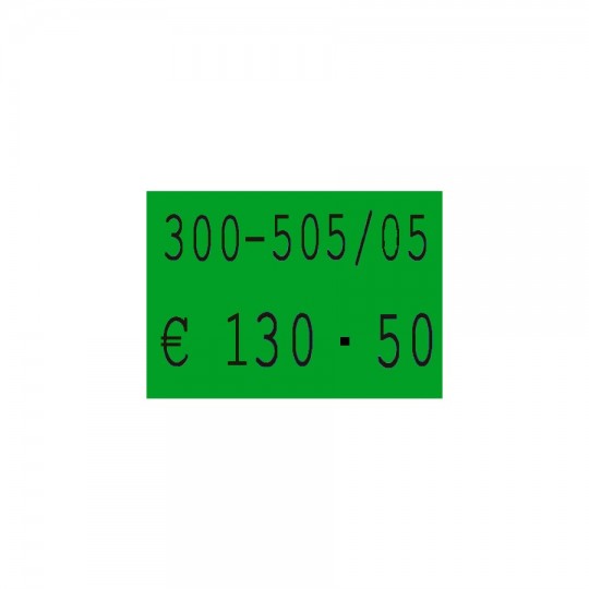 Etiquette adhésif permanent vert pour pince SATO PB DUO 16  EP216C-004 18x16mm