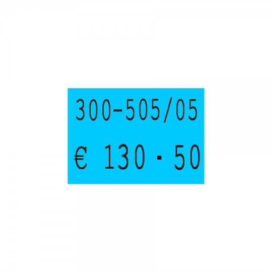 Etiquette adhésif permanent bleu fluo pour pince SATO PB DUO 20 et XL  EP220F-003 23x16mm