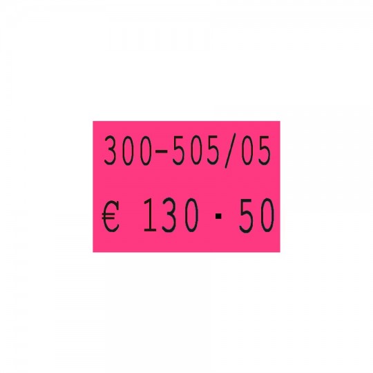 Etiquette adhésif permanent rose fluo pour pince SATO PB DUO 20 et XL  EP220F-006 23x16mm