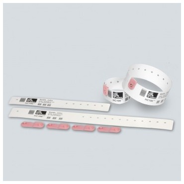 Clips de Fermeture Bracelets Rose ZEBRA Z-Band x275 97032-PINK Clips de Fermeture Bracelets Rose ZEBRA Z-Band x275 97032-PINK