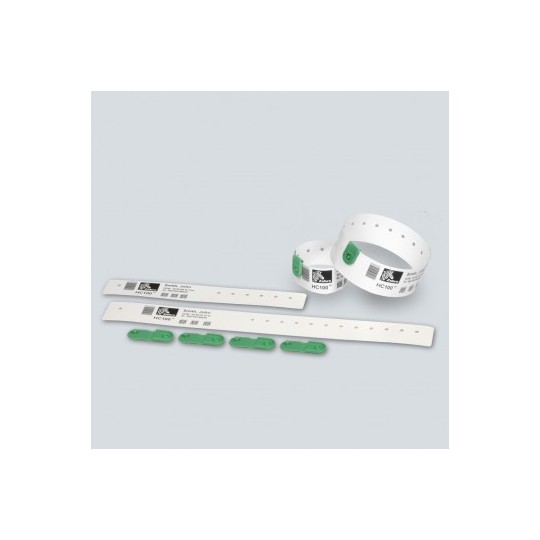 Clips de Fermeture Bracelets Vert ZEBRA Quickclip x275 97032-GREEN